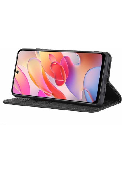 Xiaomi Redmi Için Not 10 4g El Cüzdan Pu Deri Kapak Kredi Kartı (Yurt Dışından)