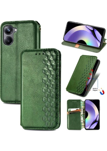 Oppo Realme 10 Pro Kılıf Için Kılıf Moda Tasarım Kapak Çevirin Cüzdan (Yurt Dışından)