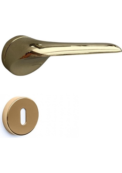 Varuna Rozetli Kapı Kolu Gold Oda