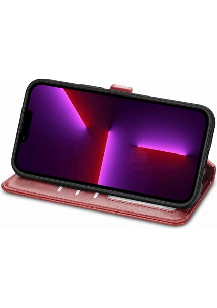 IPhone 13 Için Kılıf Pro Max Cüzdan Fonksiyonu Moda Tasarımı Zarif Flip (Yurt Dışından)