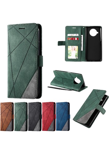 Xiaomi 10T Lite Için Pu Deri Cüzdan Çevir Folio Darbeye Kart (Yurt Dışından)