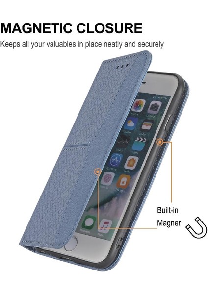 IPhone 12 Için Kılıf Pro Max Flip Folio Kitap El Cüzdan Pu Deri Kapak (Yurt Dışından)