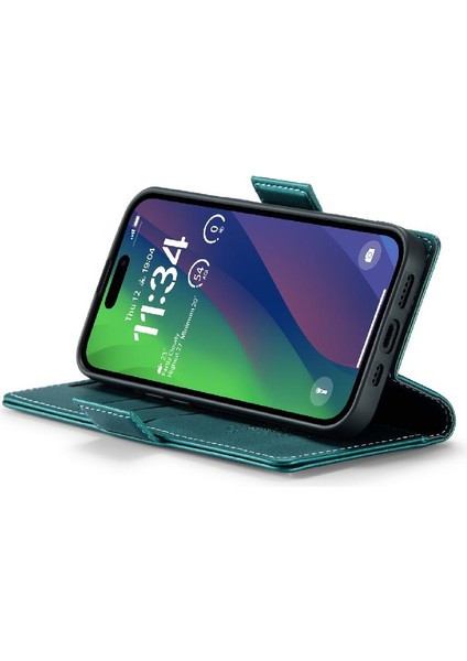 IPhone 15 Artı Anti Dolandırıcılık Kickstand Darbeye Vaka Vaka (Yurt Dışından)