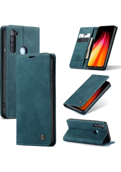 Xiaomi Redmi Not 8 Için Flip Case Kart Yuvası Kickstand Manyetik Pu (Yurt Dışından)