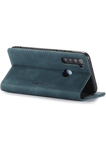 Xiaomi Redmi Not 8 Için Flip Case Kart Yuvası Kickstand Manyetik Pu (Yurt Dışından)