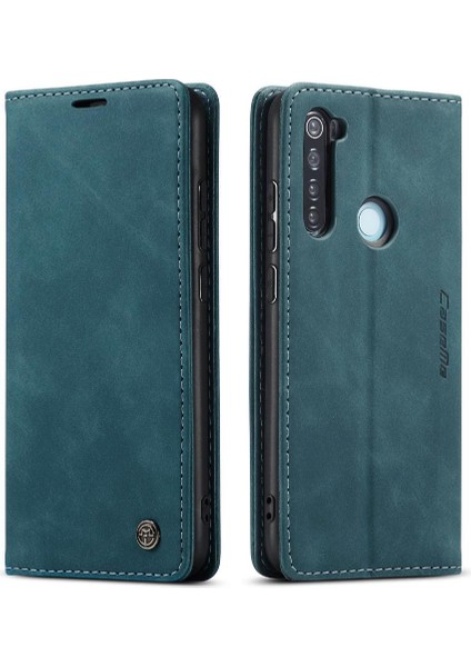Xiaomi Redmi Not 8 Için Flip Case Kart Yuvası Kickstand Manyetik Pu (Yurt Dışından)
