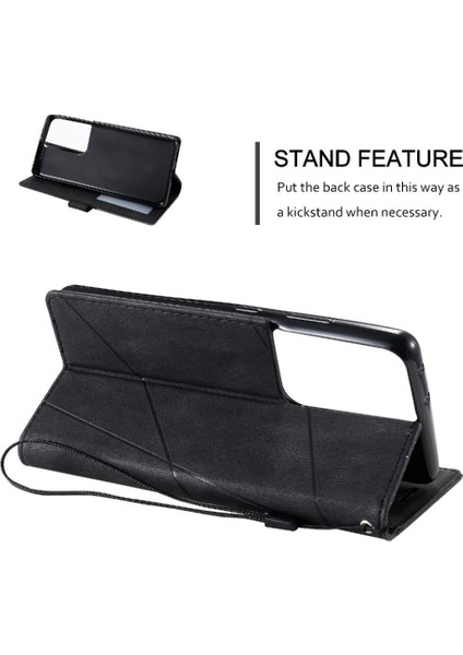 Samsung Galaxy S21 Ultra Darbeye Pu Deri Manyetik Kart Flip Case (Yurt Dışından) indirimleri