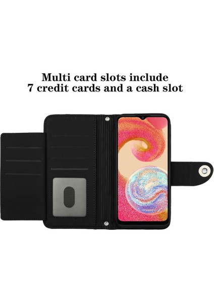 Samsung Galaxy A05 Bilek Şerit Cüzdan Kapak Kart Tutucu Şık (Yurt Dışından) indirimleri