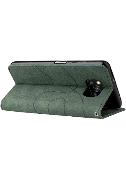 Xiaomi Poco X3/x3 Pro/x3 Nfc Kickstand Koruyucu Pu Deri Flip Case (Yurt Dışından)