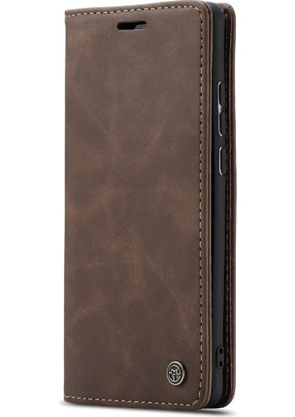 Samsung Galaxy A20 Için Flip CASE/A30/M10S Flip Folio Kitap Vintage Pu Kılıf (Yurt Dışından)