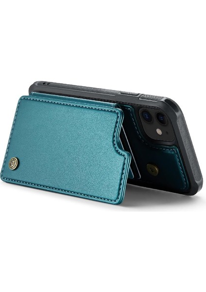IPhone 11 Kart Tutucu Pu Deri Rfıd Engelleme Için Caseme Cüzdan Kılıf (Yurt Dışından)