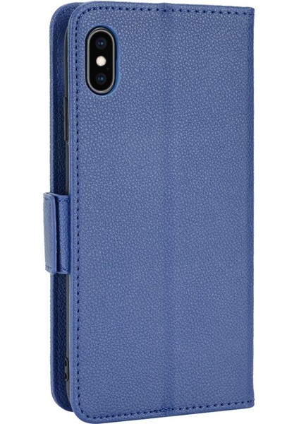 Iphone Xs Max Manyetik Kart Yuvaları Tutucu Pu Deri Yan Toka (Yurt Dışından)