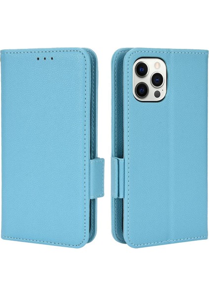Iphone 12 Için Kılıf Pro Max Kart Yuvaları Tutucu Cüzdan Manyetik Yan Toka (Yurt Dışından)