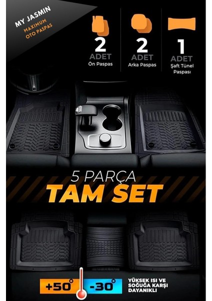 Renault Symbol 3 2011 Model Aron 4d Havuzlu Siyah Paspas