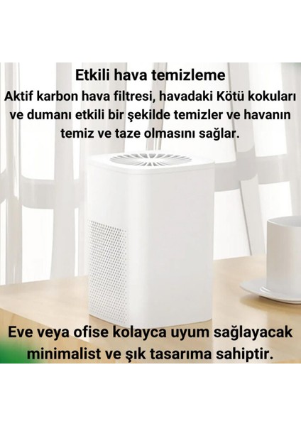 Taşınabilir Ev Ofis Oda Için Hava Temizleme Cihazı Kötü Koku Önleyici Hava Temizleyici