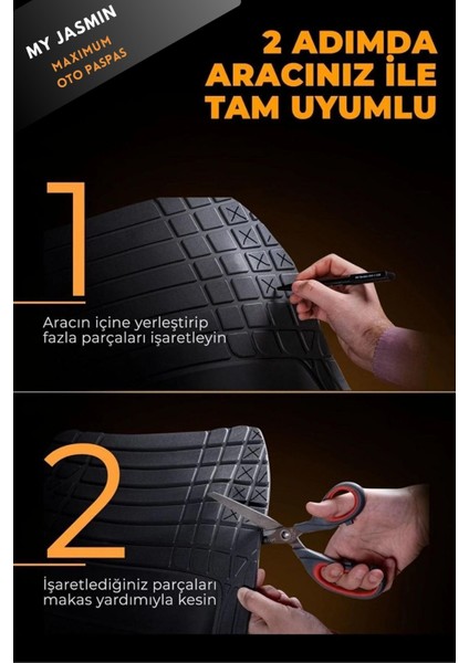 Opel Corsa C HB2002 Model Aron 4d Havuzlu Gri Paspas