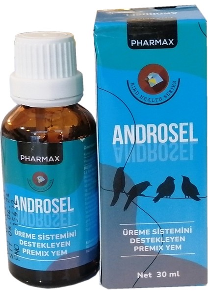 Androsel Kuş Üreme Sistemi Desteği 30 ml