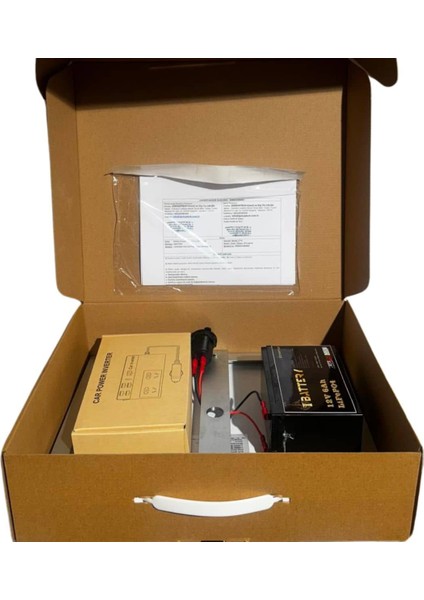 Deprem Enerji Kiti - Ibattery 12V 6Ah Lifepo4 Akülü