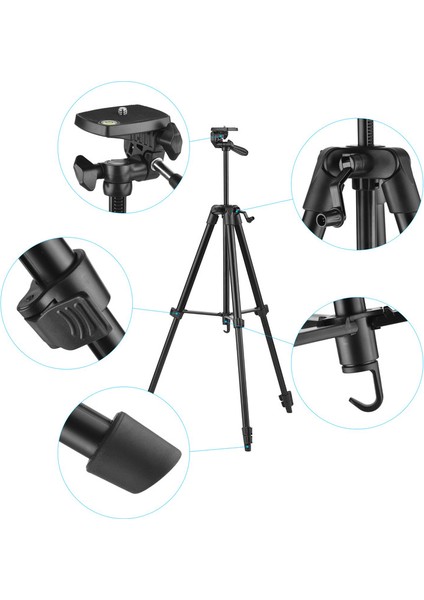 Taşınabilir Tripod Standı Alüminyum Alaşımlı 135CM/53IN (Yurt Dışından) fırsatları