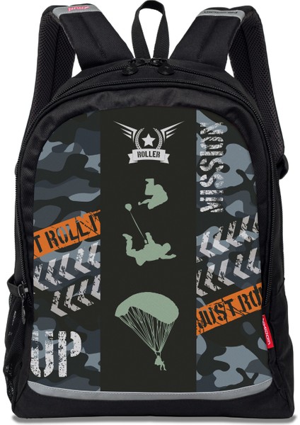 Roller Run Okul Sırt Çantası Camo