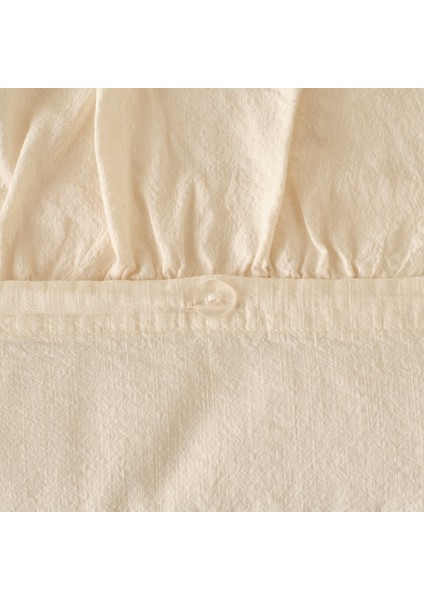 Pamuk Brenta King Size Nevresim Takımı Bej (240X220 Cm)