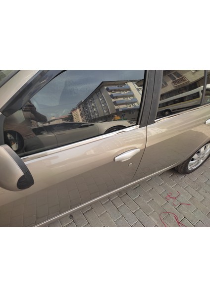 R. Clio 3 Symbol Krom Cam Çıtası Tk 2009-2013 Paslanmaz Çelik