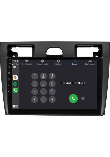 Ford Fiesta (2006-2009) Android 14 Multimedya Carplay 10 Inch 2 GB Ram / 32 GB Hafıza CRV-243XP
