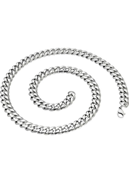 Gri 55 Cm. 7 Mm. Gürmet Erkek Çelik Zincir Dm95