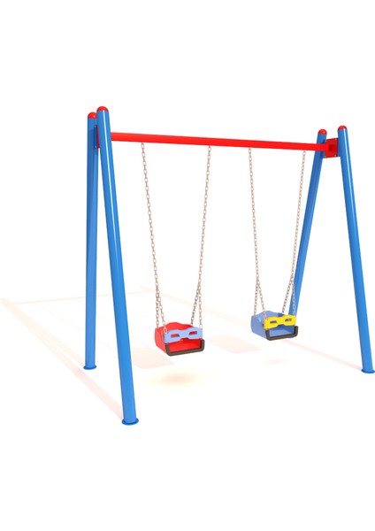 Ikili Salıncak, Klasik Salıncak Modeli, Standart Korkuluklu Koltuklar