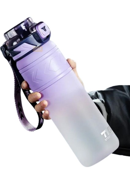 800ML Yeni Koleksiyon Pipetli/pipetsiz Kullanım Çift Renk El Askılı Soft-Touch Tritan Su Matara fiyatları
