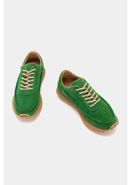 Ridley Kadın Yeşil Süet Deri Sneaker