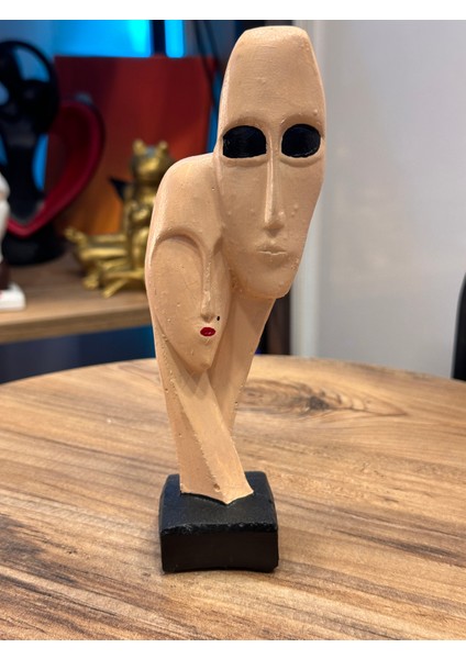 Iki Cadı Tasarım, Tek Vücut Biblo Taş Figür Üçlü Set