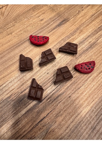 Iki Cadı Tasarım, El Yapımı, Seramik Magnet Seti - Çikolata Karpuz fiyatları