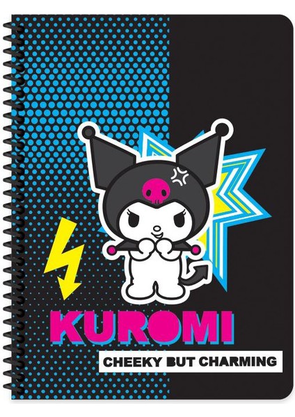 Kuromi 80 Yaprak Karton Kapak Defter 2 Li Set 1