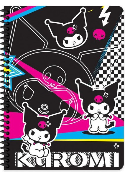 Kuromi 80 Yaprak Karton Kapak Defter 2 Li Set 1
