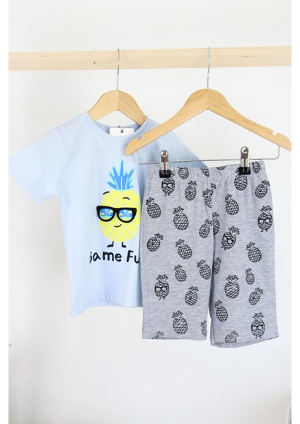 Erkek Çocuk Gözlük Model Pamuklu Şortlu 2'li Takım fiyatları