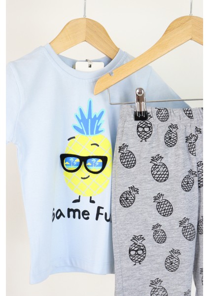 Erkek Çocuk Gözlük Model Pamuklu Şortlu 2'li Takım indirimleri