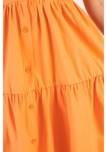 Kız Çocuk Basic Yazlık Poplin Gömlek Elbise 6-9 Yaş fırsatları