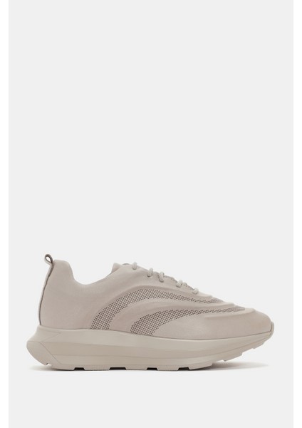 Hello Kadın Vizon Deri Sneaker