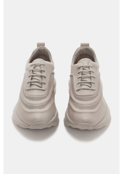 Hello Kadın Vizon Deri Sneaker