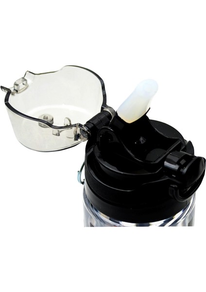 Kartal Baskılı Plastik Matara 500 Ml Siyah 24390