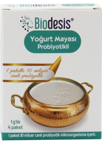 Probiyotikli Yoğurt Mayası 1 gr x 4 Paket