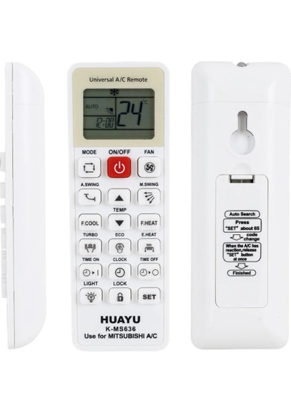 Mitsubishi Uyumlu Akıllı Klima Kumandası Tüm Modeller - 1 Kez Ayarlamak Yeterli Mitsubishi Klima KP3AS KP2BS K2PS KP2CS/2DS/2ES KG1C Için Uygundur