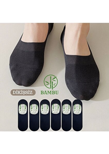 Kral Socks Erkek -  Bambu Babet Çorap Dikişsiz Parfümlü Silikonlu Babet Çorap