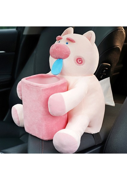 Araba Çöp Kutusu, Çok Fonksiyonlu Araba Aksesuarları, Sevimli Peluş Bebek (Yurt Dışından)