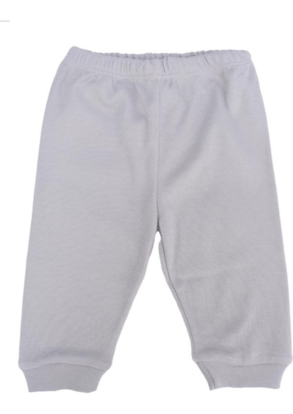 Düz Renk Basic Ribanalı Pijama Altı