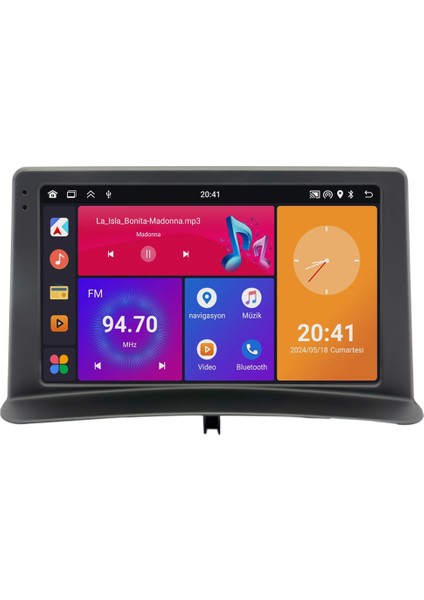 Renault Clio 3 (2008-2012) Android 14 Multimedya - 2 GB Ram - 32 GB Hafıza - Carplay CRV4451XP
