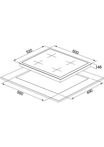 CS5610W01 Ankastre Ocak Beyaz