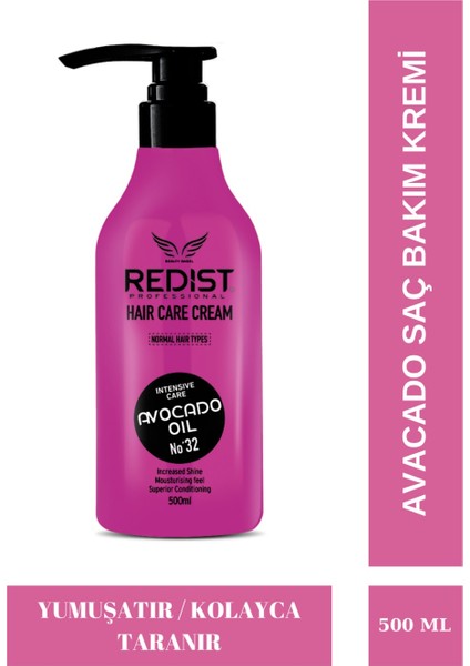 Haır Care Cream Avacado Oıl 500ML Saç Kremi