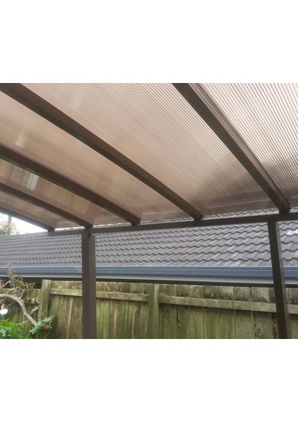 Uv Filtreli 6mm Oluklu Polikarbon Levha Sera Sundurma Çatı Kaplama Malzemesi fırsatları